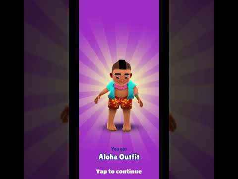 SUBWAY SURFERS - UNLOCK IZZY ALOHA OUTFIT!!!