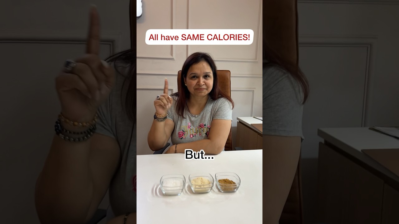 Sugar, Desi Khand or Jaggery? Which one to eat? #health #healthyfood #diabetes #dietitian #trending
