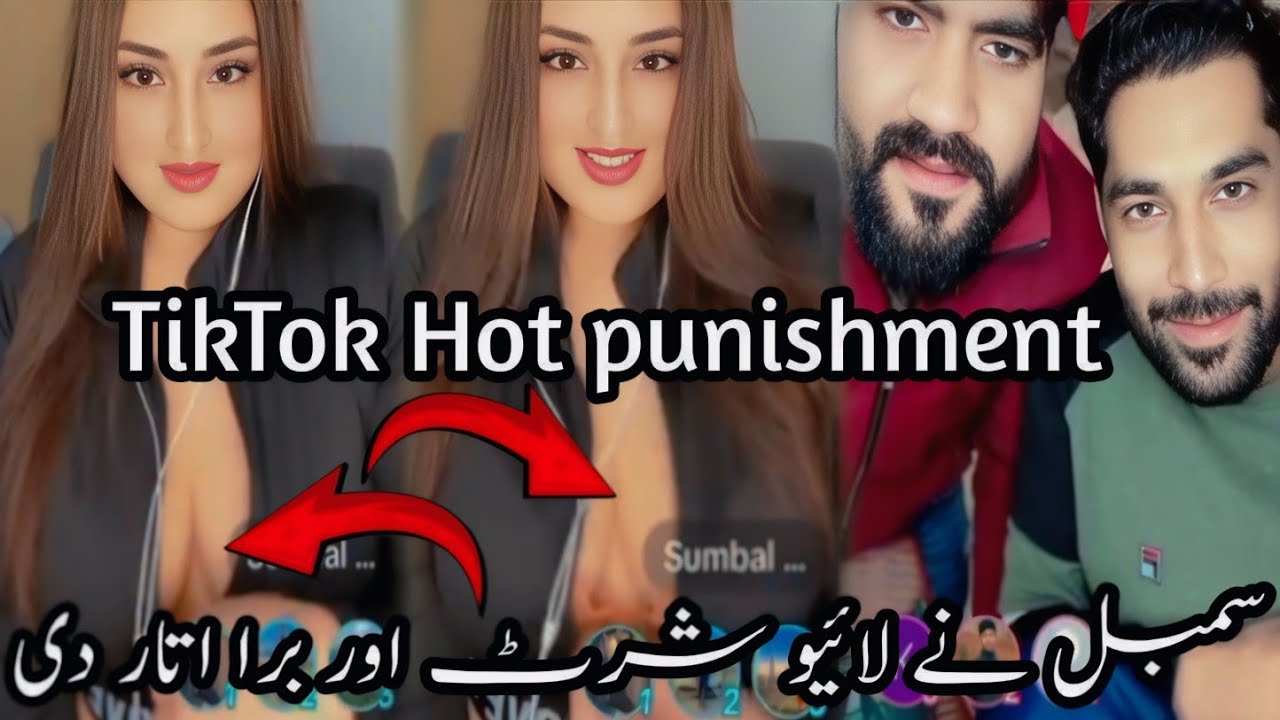 Sumbal Ne Live Match MN Shirt Ki Zip Khol Di|Sumbal Malik New Punishment|TikTok Hot punishment