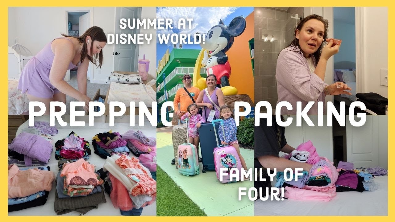 SUMMER ☀️ Prepping AND Packing for Disney World