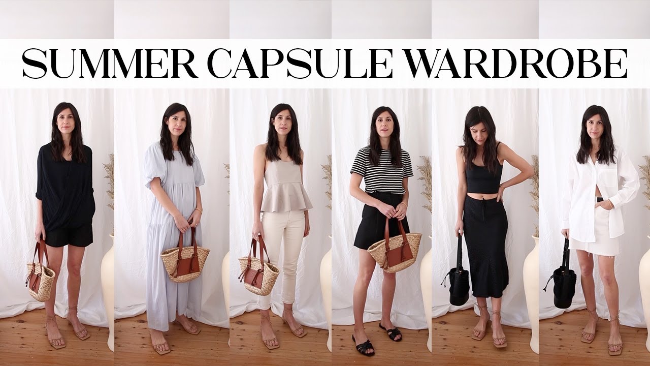 SUMMER CAPSULE WARDROBE (Minimal Style/Neutral Outfit Ideas)