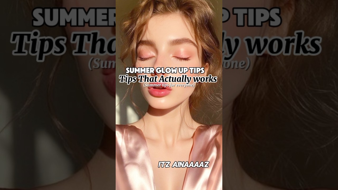 Summer Glow Up Tips for everyone 🎀#beautytips #aesthetic #fypviralシ #shorts