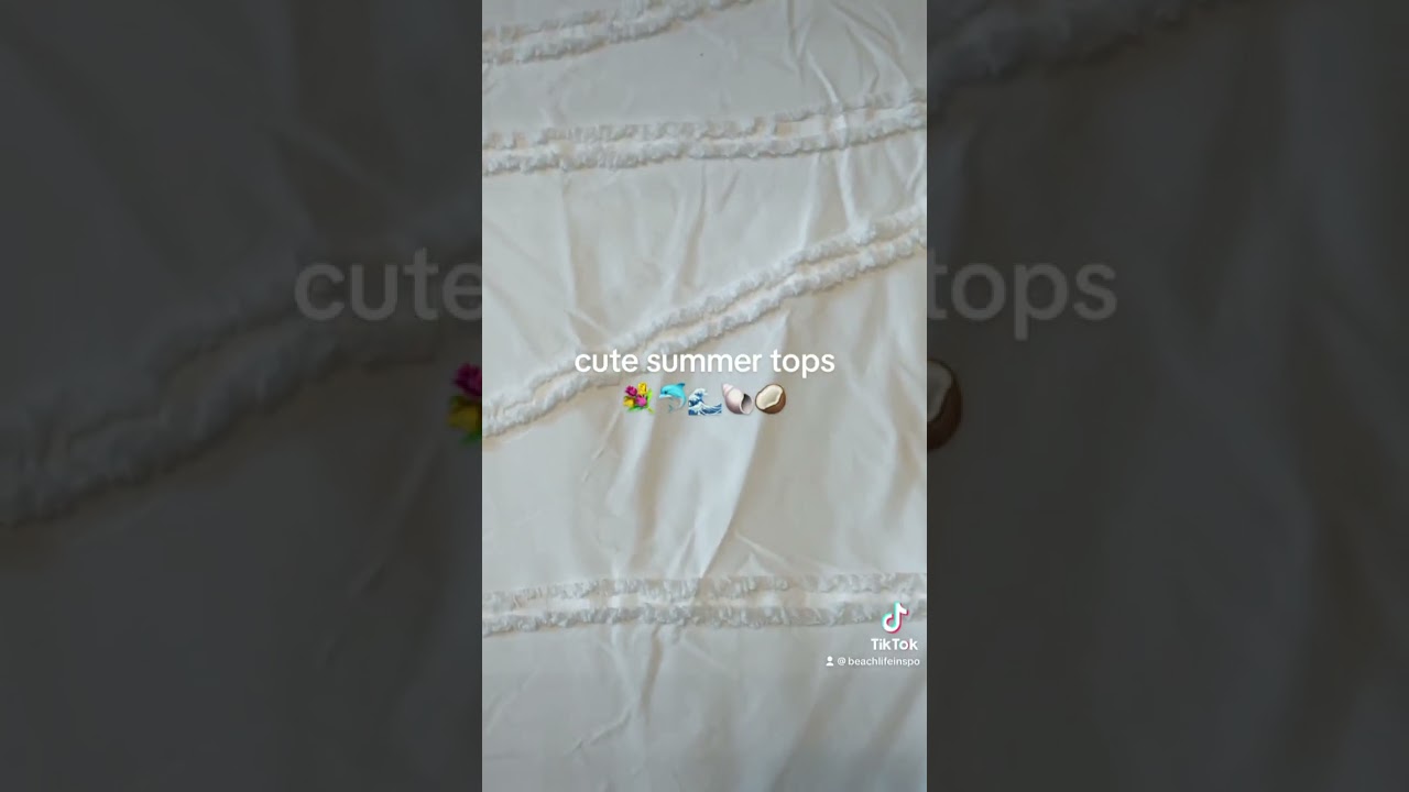 Summer tops👙🥥🐚 #fashion #outfitinspo #summer #preppy #clothes #viral #fyp #haul #inpo #lulu