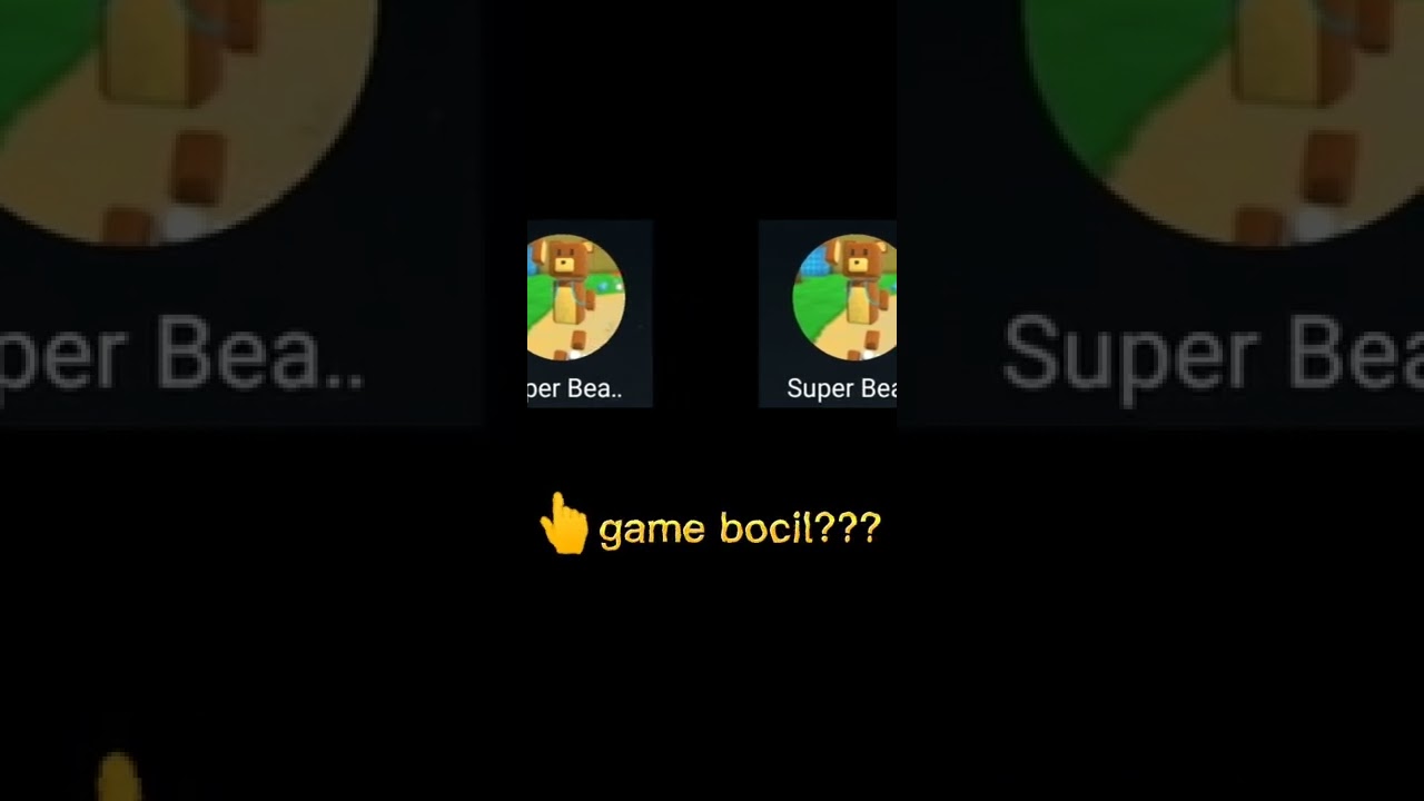 Super bear adventure game bocil? 🗿#shorts
