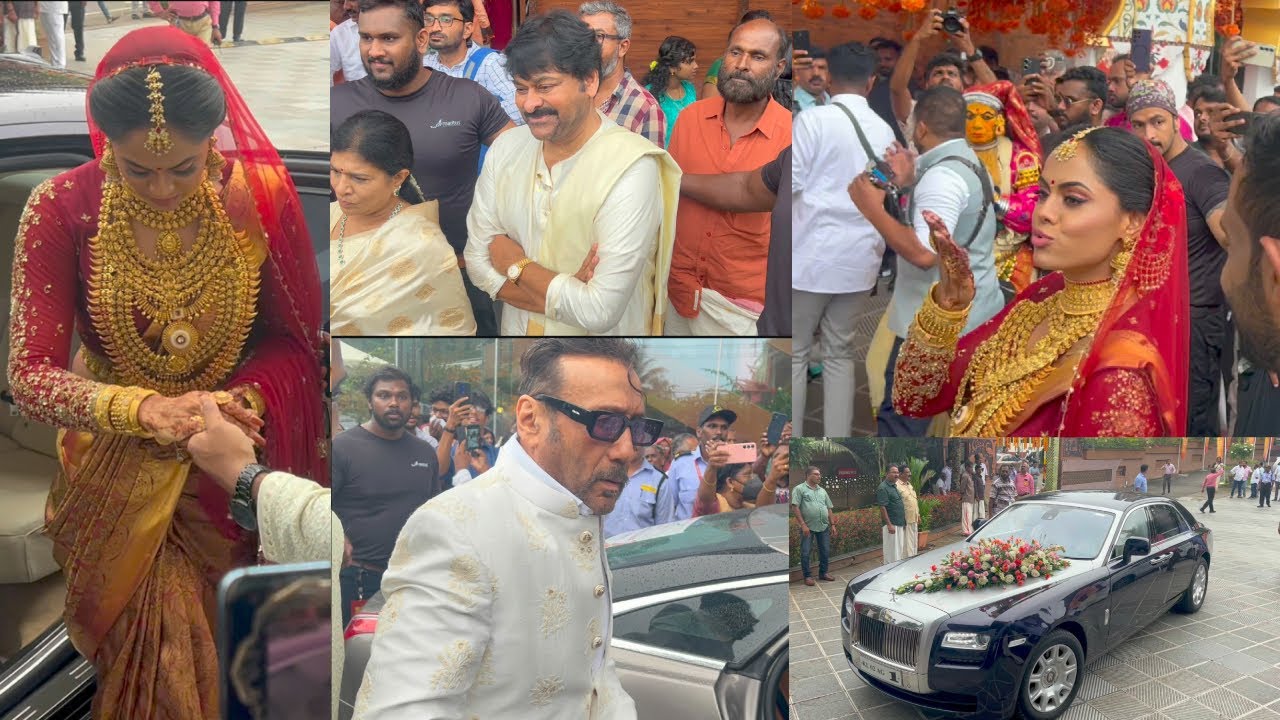 Super Grand Wedding😲😍..!! Superstars at Actress Karthika Nair Wedding
