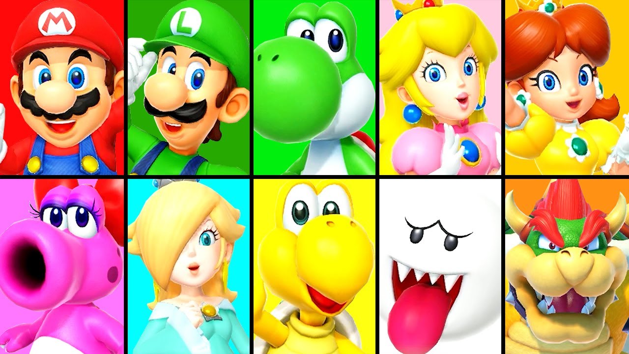 Super Mario Party Jamboree - All Characters