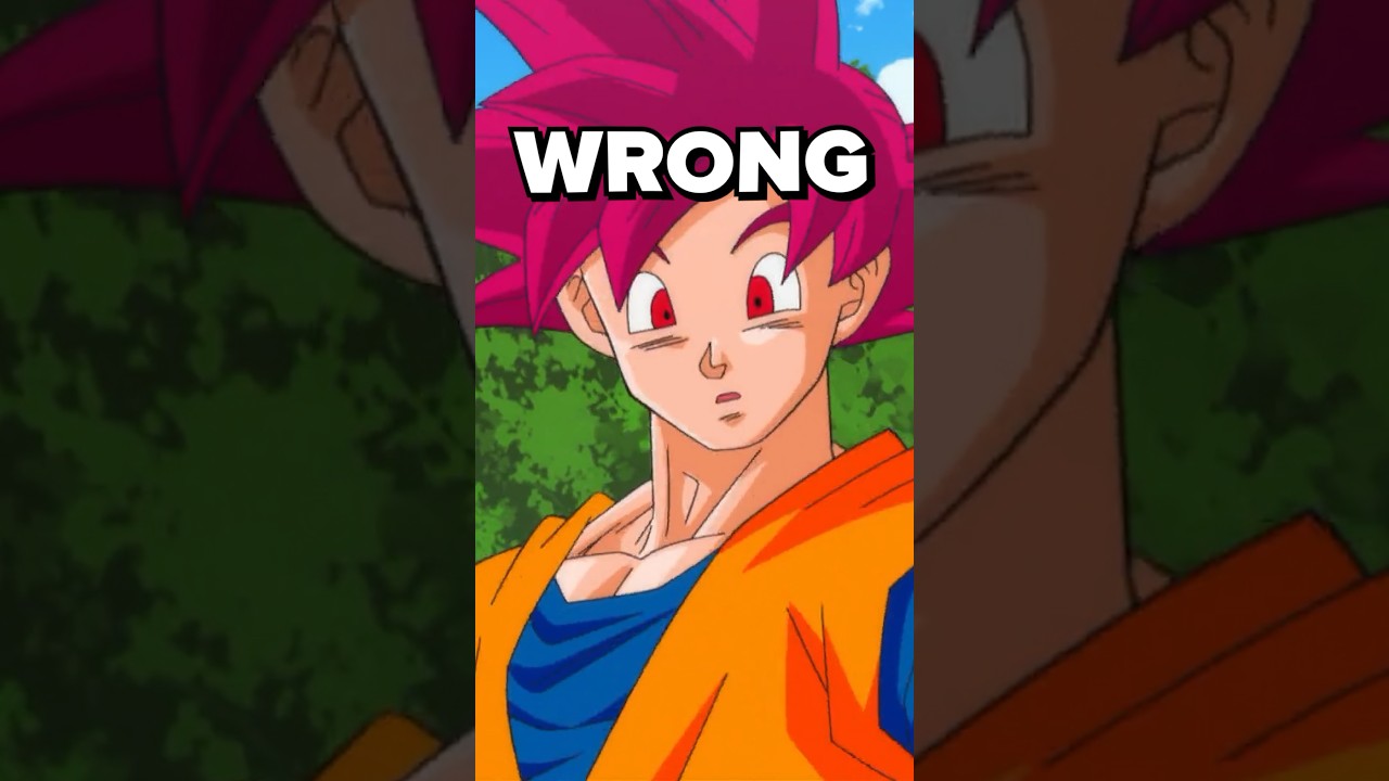 Super Saiyan God is WRONG