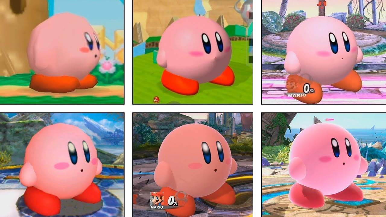 Super Smash Bros Ultimate | Kirby Evolution | 1999-2018
