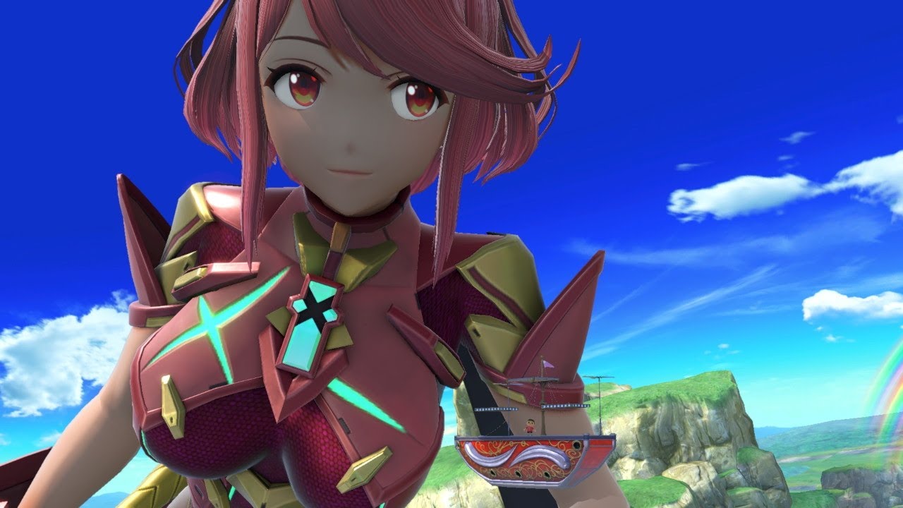 🩷Super Smash Bros Ultimate Giantess Princess Pyra/Mythra🩷