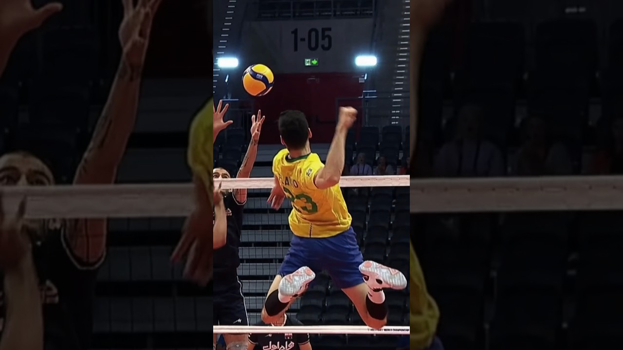 Super spike by Flávio Gualberto 💪 #epicvolleyball #volleyballworld #volleyball