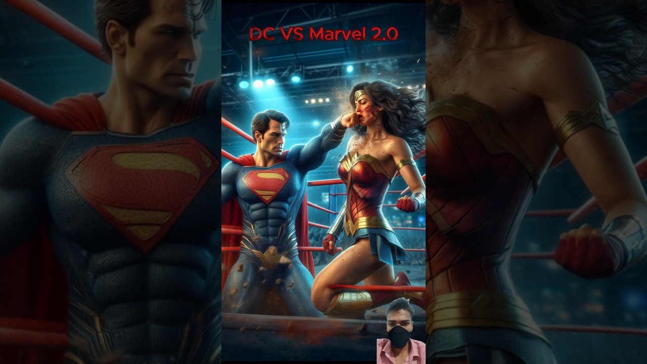 Superman Vs Wonder woman 🥊 Supergirl takes revenge 💥#marvel #avengers #superheroworld