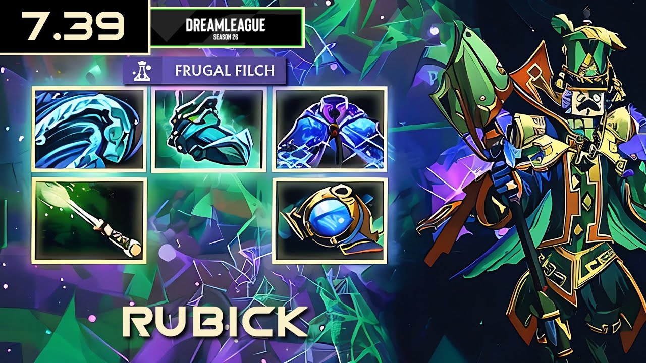 [SUPPORT] 9CLASS RUBICK 7.39 DREAMLEAGUE SEASON 26 | #Dota2 #4K