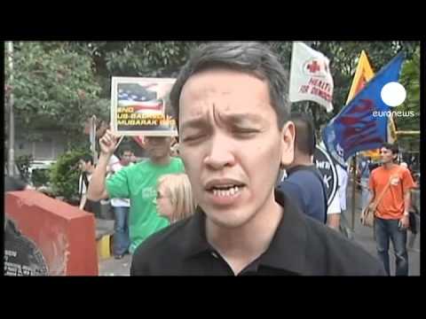 Support for Egypt protestors in Manila and Bangkok