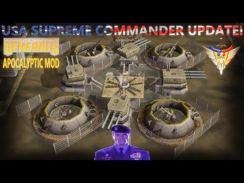 SUPREME COMMANDER GENERAL UPDATE!  (APOCALYPTIC MOD) Command and Conquer Generals Zero Hour 2024