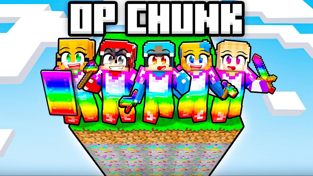 Surviving One OP Chunk With MY CRAZY FAN GIRLS!