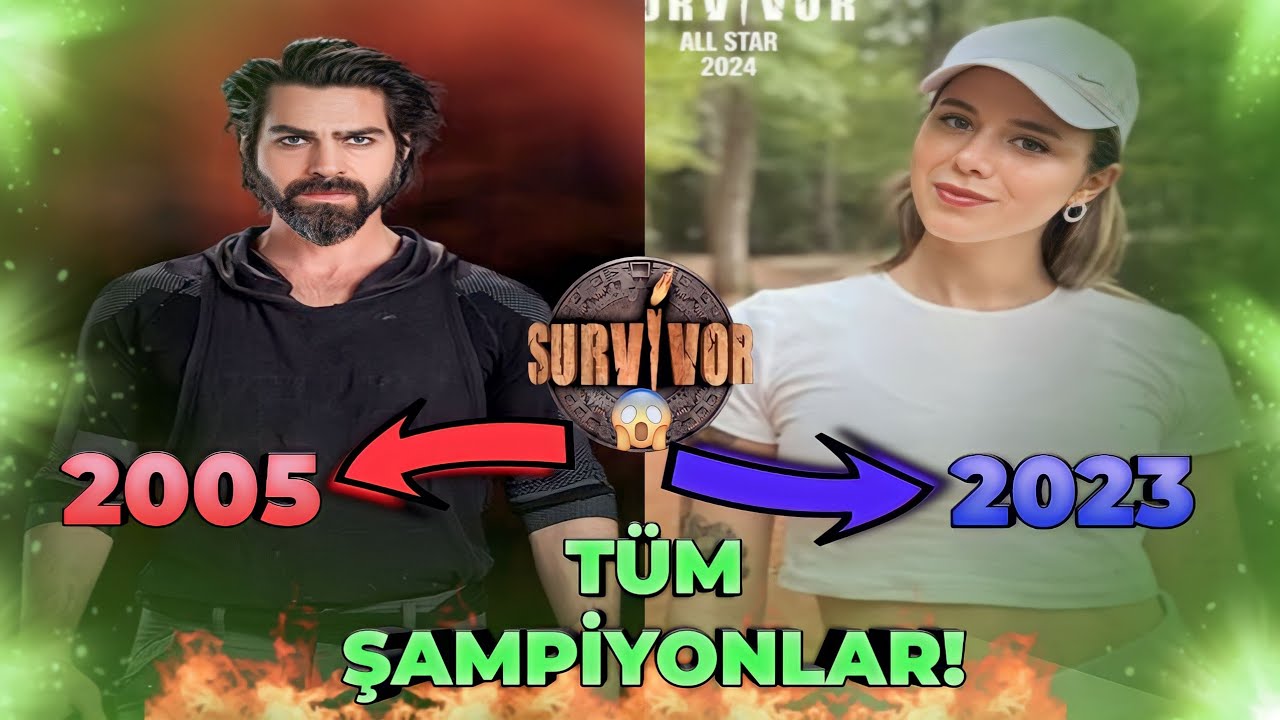 Survivor Tarihinin Tüm Şampiyonları!🏆🌴2005-2023 Vay Bee!lHD