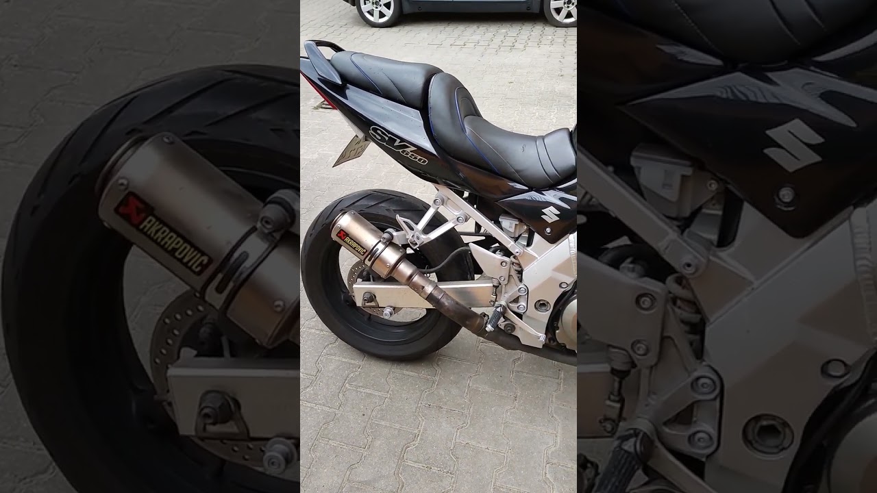 suzuki sv650 fake akrapovic