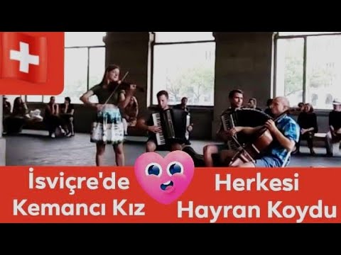 #İsviçrede #Kemancı #Kız #Herkesi #Heyran #Koydu Kemancı Kız