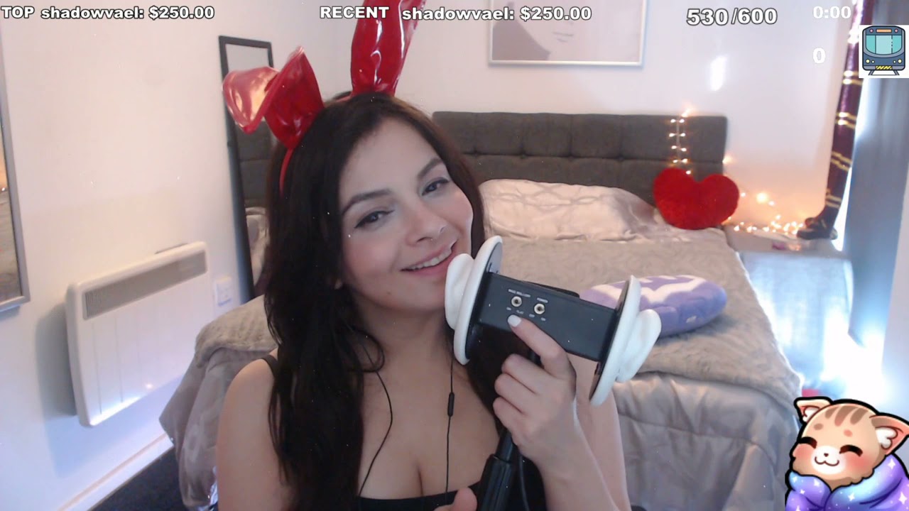 Sweet Twitch ASMR pikafue #5 EAR LICKING