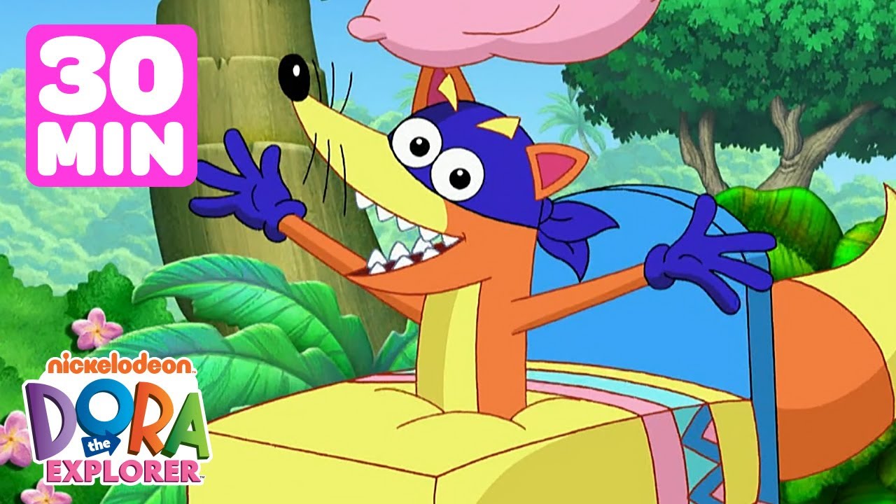 Swiper's Silliest Swipes! 😝 30 Minute Compilation | Dora the Explorer