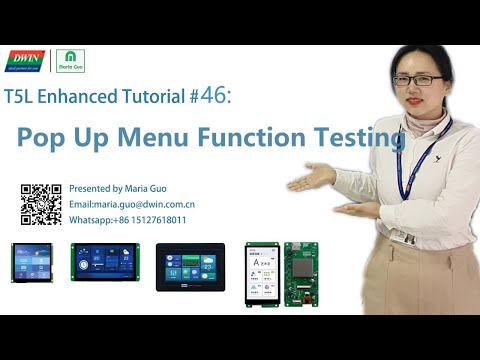 T5L Enhanced Tutorial #46: Popup Menu Function Testing