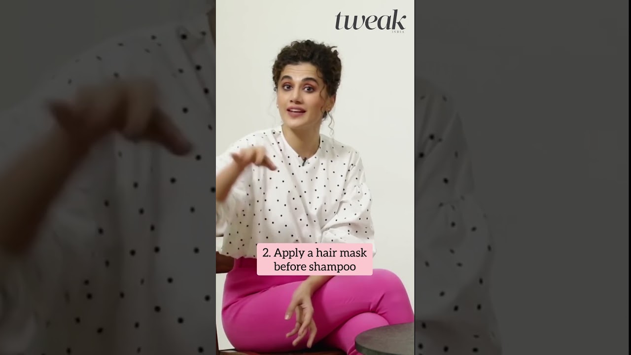 Taapsee Pannu’s curly haircare secrets 🤫 | Tweak India
