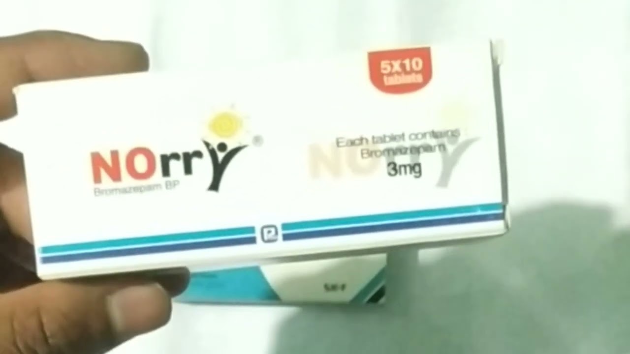 tab  Norry 3mg.  উদ্বেগজনিত সমস্যা এবং ডিপ্রেশন থেকে মুক্তি দেয়. Relieves anxiety and depression.