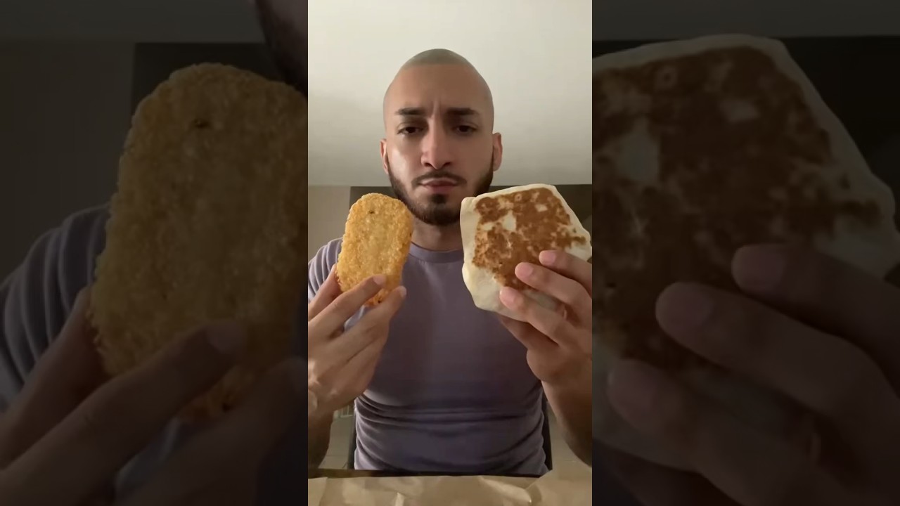 Taco Bell Breakfast? #tacobell #tacobellreview #foodreview #breakfast #crunchwrap #hashbrowns
