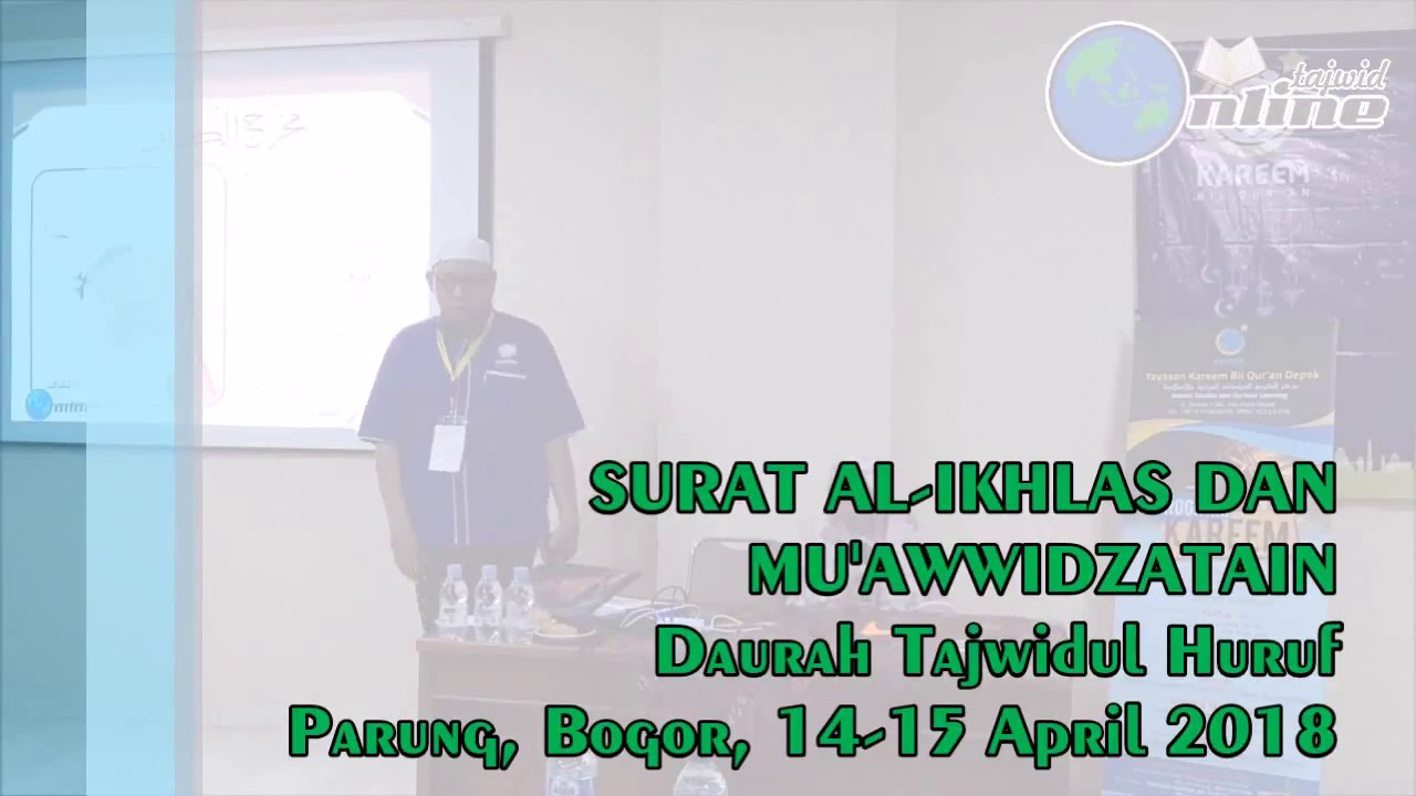 Tajwidul Huruf 1 Parung - Bonus Al-Ikhlas dan Muawwidzatain (Ananda Ratu)