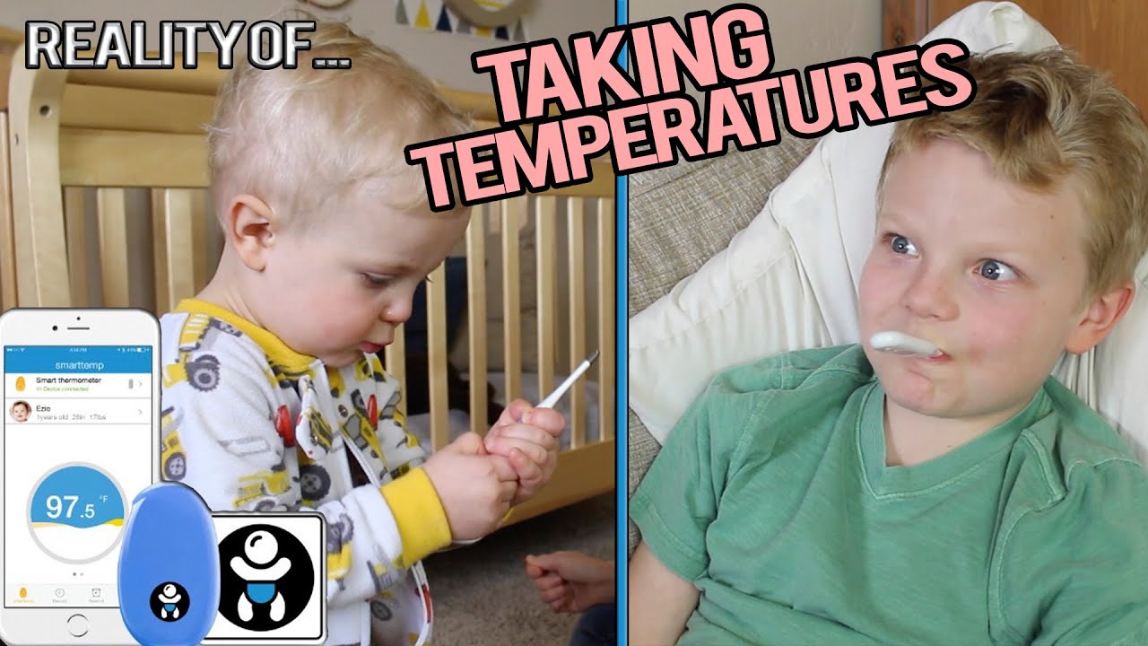 TAKING A CHILD'S TEMPERATURE IS TOUGH!