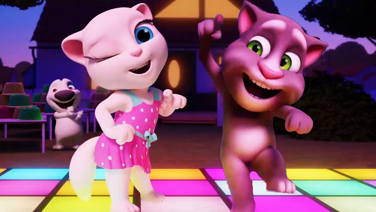 Talking Tom ⭐  Megafesta Musical ⭐  Desenhos Animados Engraçados Para Crianças