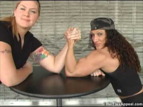 Tall bbw dominates tiny female bodybuilder
