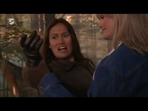 Tall blond vs female hero