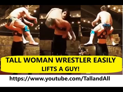 Tall Woman Wrestler Lifts Man Easily & Breaks Stereotypes