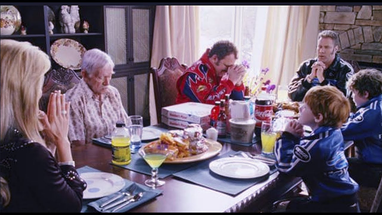 Talladega Nights Comedy Movie - The Ballad of Ricky Bobby Dinner Scene