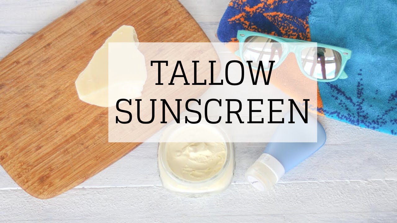 Tallow Sunscreen Recipe | SUNSCREEN RECIPE WITH ZINC OXIDE | Bumblebee Apothecary