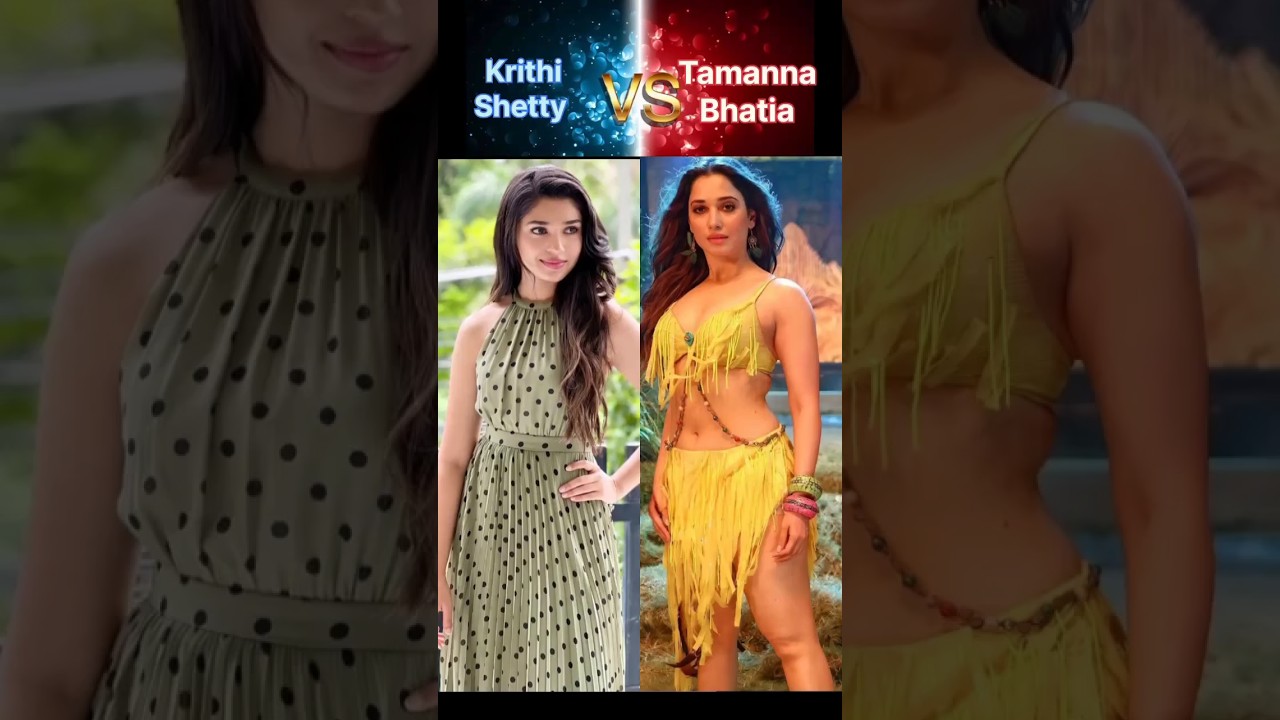 Tamannaah Bhatia🆚Kriti Shetty #TamannaBhatia#Achacho#song#cutegirl#viral#short#shortfeed #ytshorts
