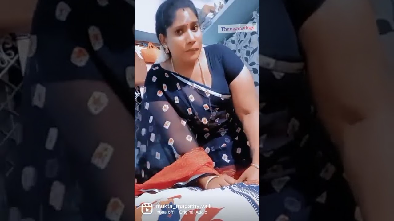 tamil aunty hot tiktok video thangam mallu
