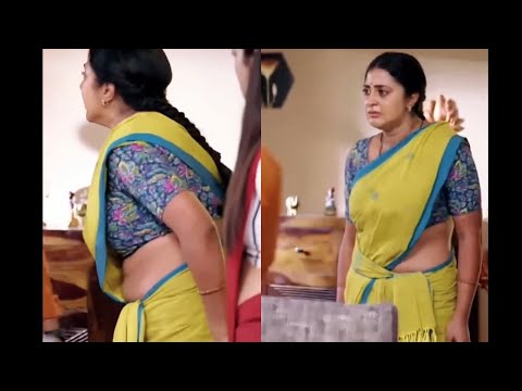 Tamil Serial Actress Kaniha Saree Iduppu Show