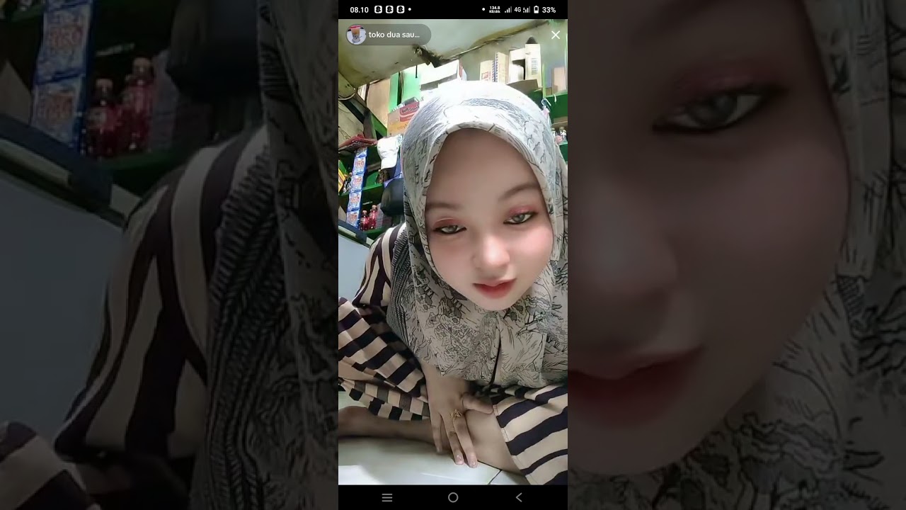 tante hijab buka bukaan mulus banget