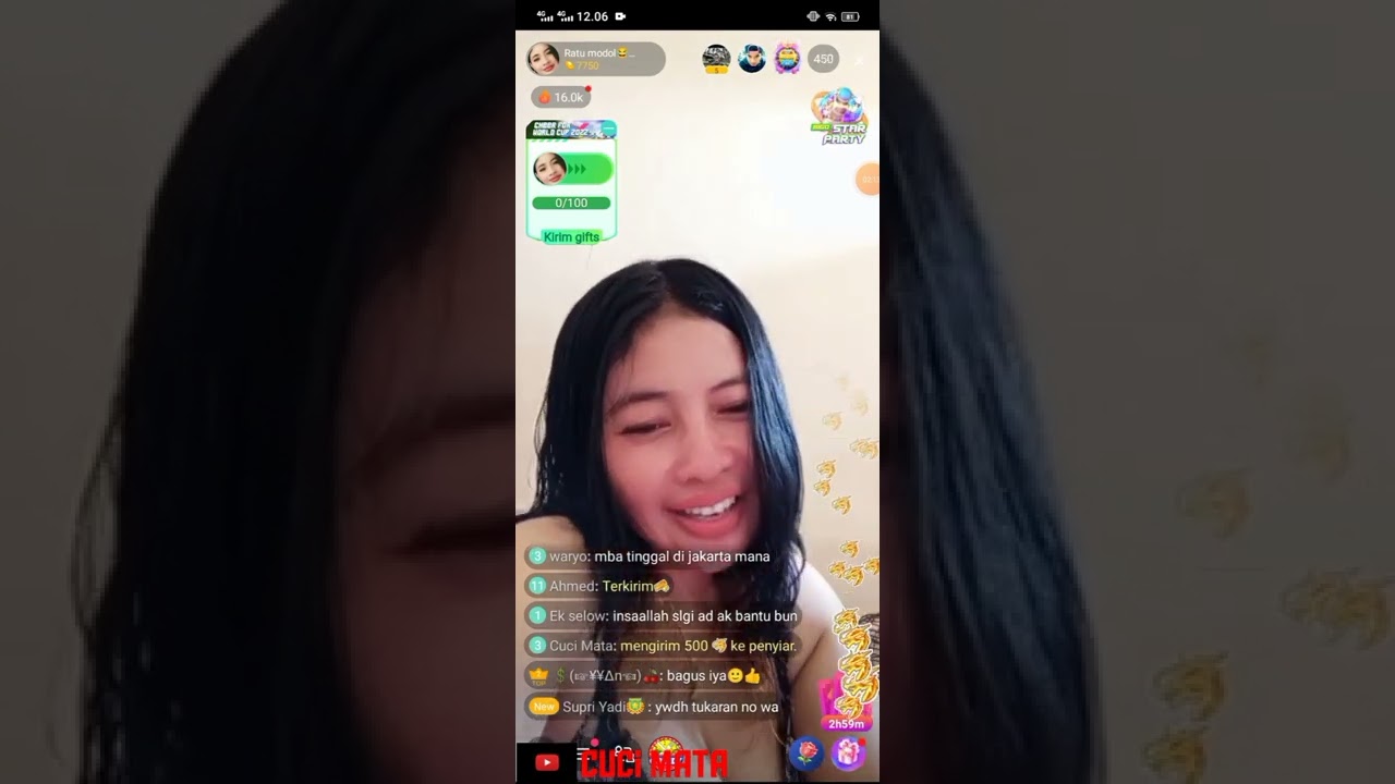 Tante Ratu di godain para pascoll!!