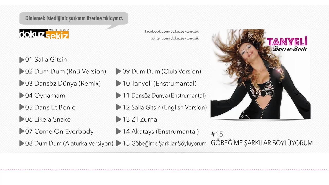 Tanyeli  - Göbeğime Şarkılar Söylüyorum (Official Audio)