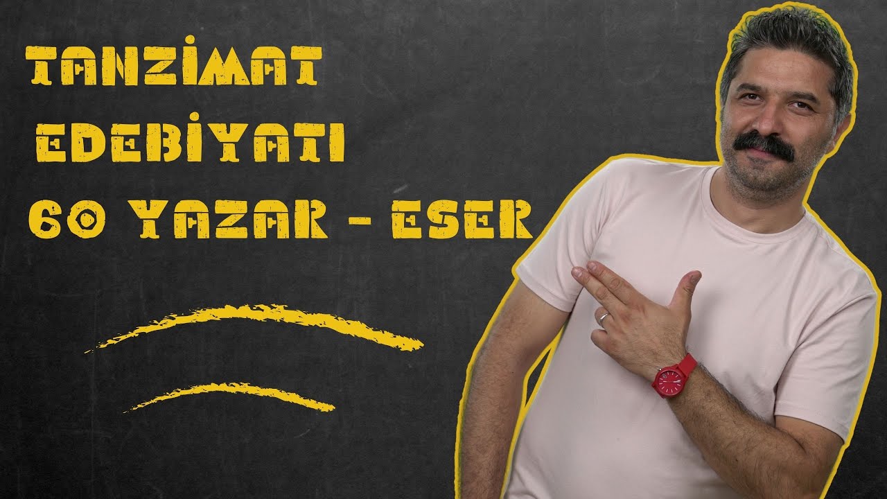Tanzimat / 60 Yazar - Eser / +PDF / RÜŞTÜ HOCA