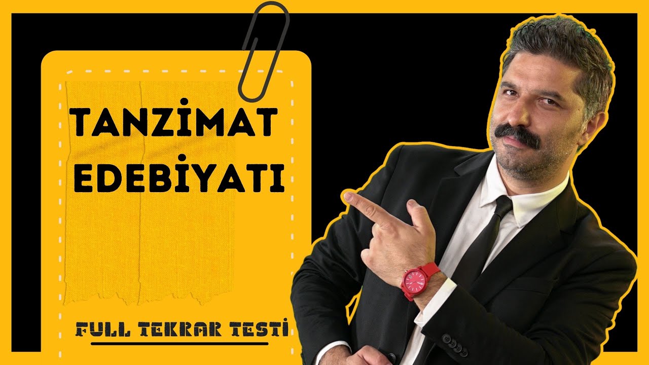Tanzimat Edebiyatı |Full Tekrar Testi | Rüştü Hoca