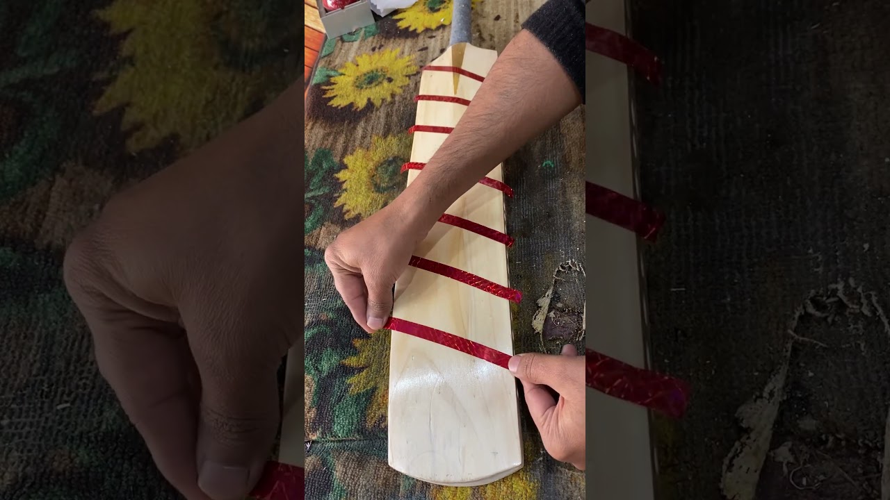 Tapeball bat design with spray paint#cricket #batrepair