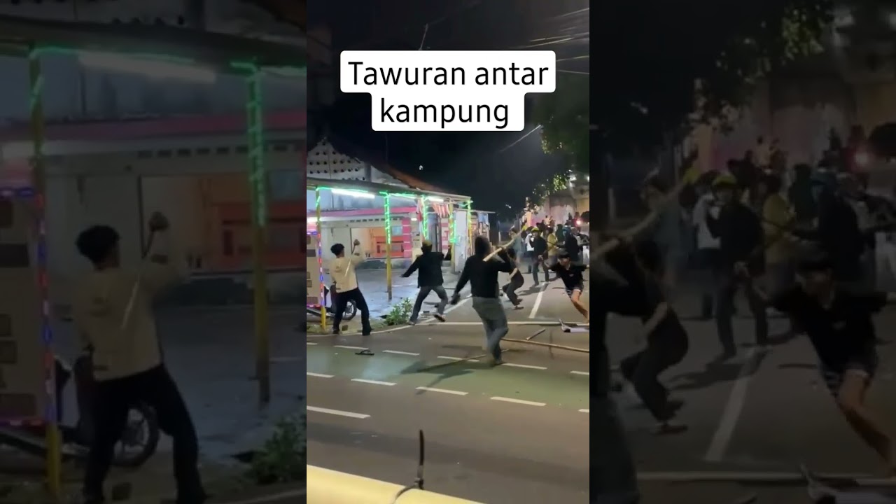 Tawuran antar kampung #shortvideoviral #video #viral #shortvideo