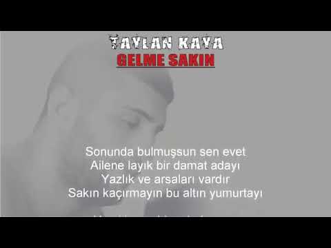 Taylan Kaya-(Gelme sakın) karaoke