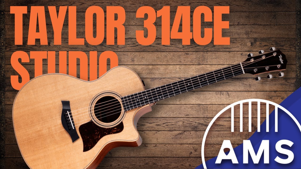 Taylor 314ce Studio Acoustic Electric Guitar | Solid-Wood Acoustics Just Got More Affordable
