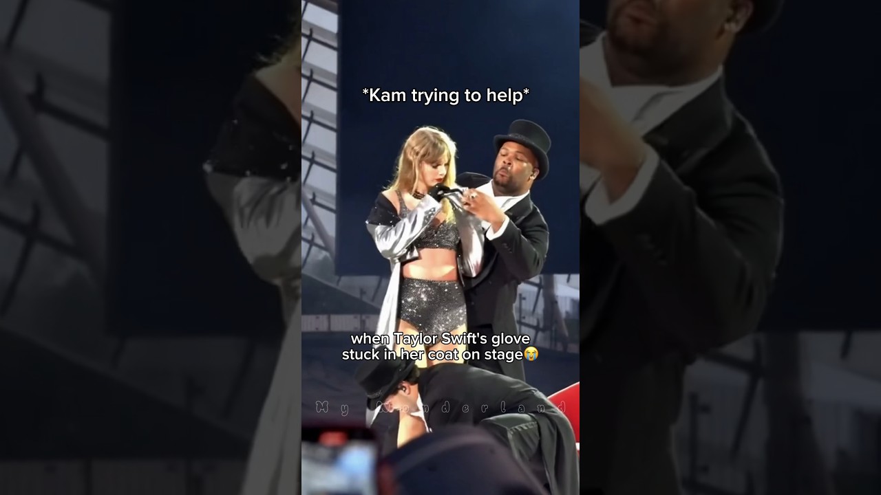 Taylor Swift's Glove Gets Stuck During Wardrobe Change! Error Tour is Back! #taylorswift #shorts