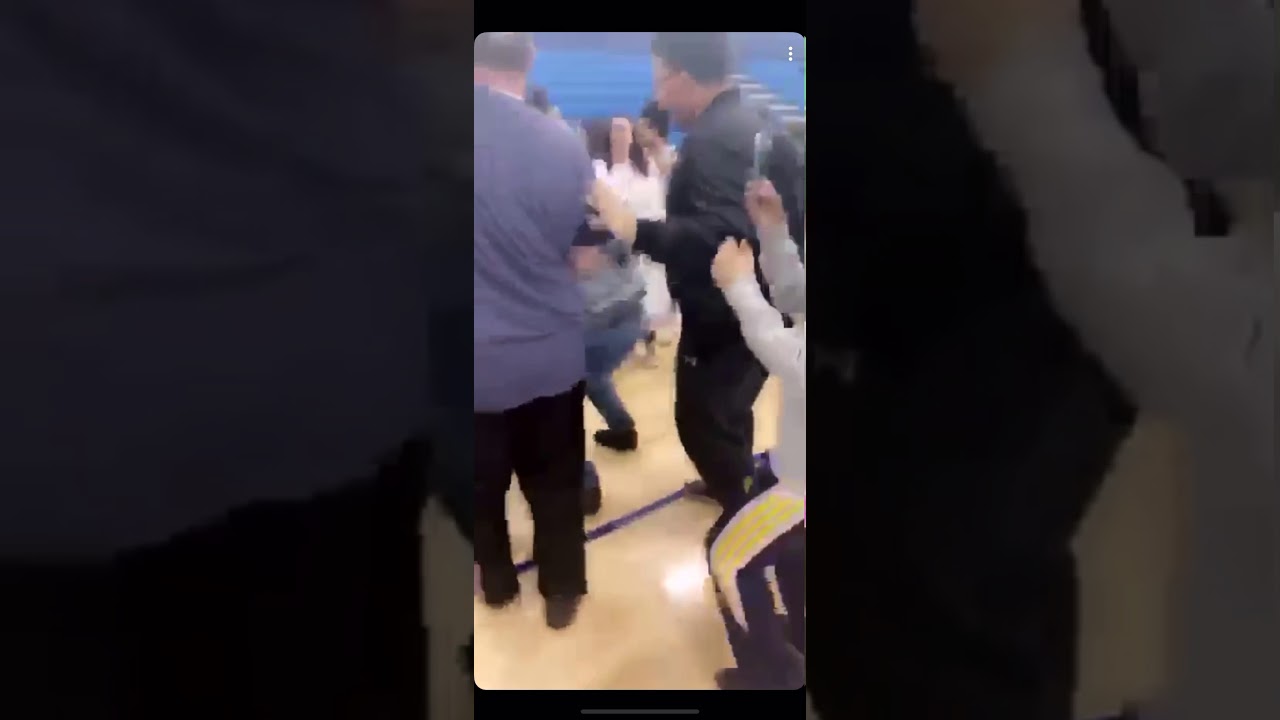 Teacher twerking on students